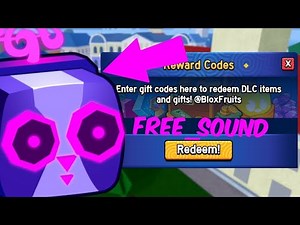 SOUND FRUIT CODE BLOX FRUITS ROBLOX
