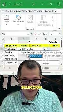 Control de Entradas y Salidas en Excel ⏰✅ | Truco Fácil con Casillas y Fórmulas
