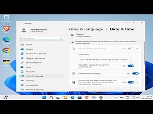 How To Change Time Zone & Adjust Date and Time in Windows 11