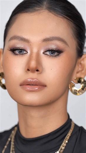 Glam Makeup Tutorial | Sharp Contour & Metallic Eyes