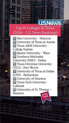 Top 10 Colleges in Texas
