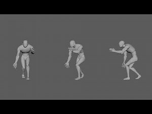 Zombie Walk Cycle Animation