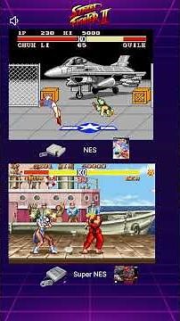 Street Fighters 2 - NES / Famicom Vs SNES / SuperFamicom #retrogaming #nes #supernes #streetfighter2
