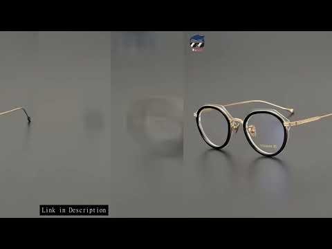 2025 New Luxury Retro Ultra-Light Titanium Frame Unisex Compatible with Prescription Blue Light Fil