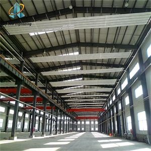 [Hot Item] Low Cost Competitve Price Sandwich Panel Overhead Crane Modern Construction Design Prefabricated Steel Structure Workshop