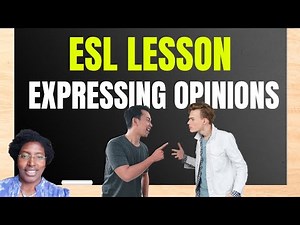ESL English Lesson: Expressing Opinions - For and Against | With ESL Teacher Lisa