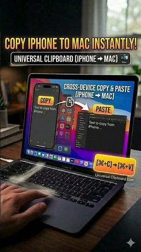 iPhone to Mac Copy Paste Hack