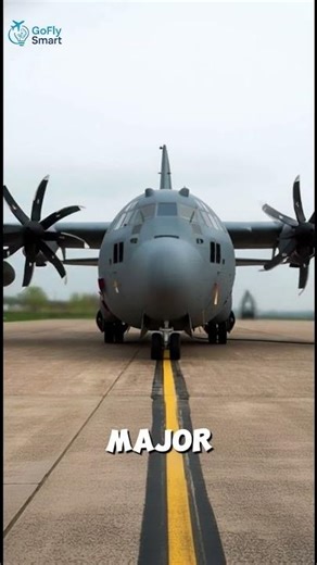 Why Planes Use Two Propellers Spinning Opposite Way. #aviation #airplane #shorts