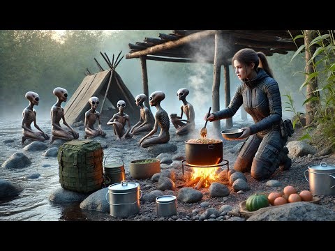 Stranded With Nothing to Use, One Human Organized the River Camp and Cooked for Everyone | HFY Story