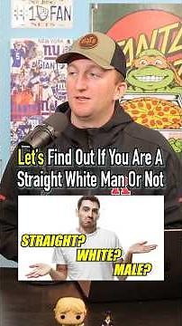 Find Out If You’re A Straight White Man Or Not! #shorts #man #male #test #quiz #funny