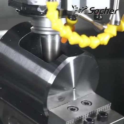 Milling processs on Hermle C400 by Sacher