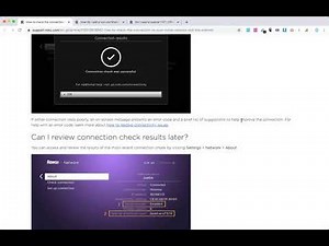 How to do a ROKU SPEED TEST?
