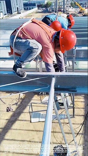 Clever Construction Hack Movable Hanging Platform for High Work