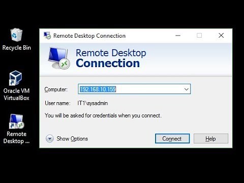 How to Ctrl Alt Del within Remote Desktop Connection