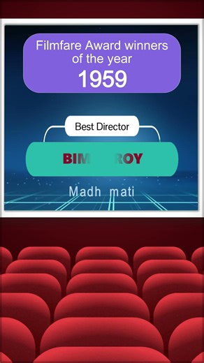 The 1959 Filmfare Awards (the 6th edition) are considered historically significant in Indian cinema