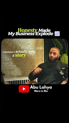Stop letting haram businesses take your money. Build your own. Link in bio.‪@AbuLayha‬