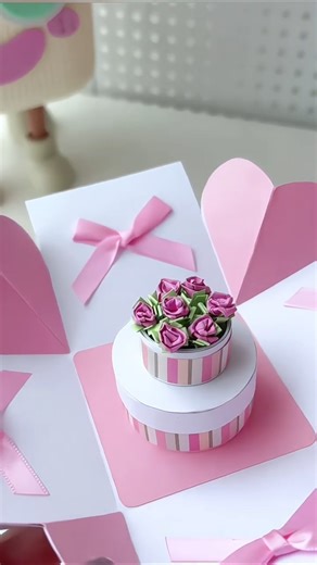 😍Super Easy PaperCraft | Diy surprise box #diy #papercraft #homedecor #shorts