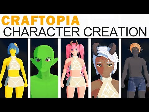 Craftopia Character Creation (Male & Female, Full Customization, All Options, More!)