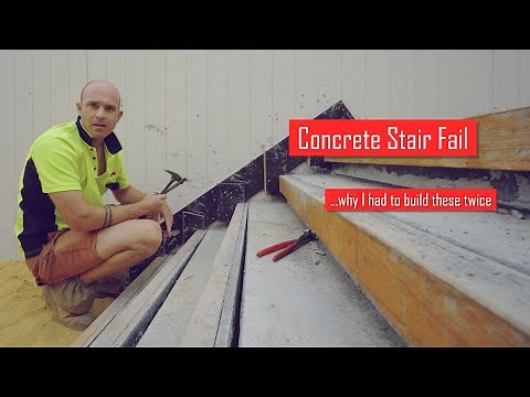 Stripping My Stair Formwork Plus Stair Defects and Problems