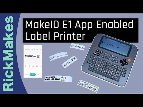 MakeID E1 App Enabled Label Printer