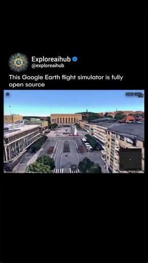 AGI | ASI | AI | ChatGPT on Instagram: "🌍✈️ This Google Earth flight simulator is completely open source — and it’s kind of mind-blowing Built by a single developer and vibe-coded in a short time, this project lets you fly over real cities using real-world map data. No closed platforms. No billion-dollar backing. Just code, creativity, and the open web. The result feels like a live, interactive version of the planet itself 🛰️🌐. But the simulator isn’t the most important part — what it represe