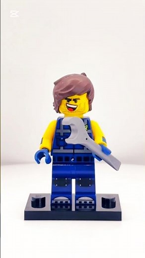 The LEGO Movie 2: Rex Dangervest - Smile, Open Mouth, Tounge / Angry #tlm144 #legomovie #lego #afol