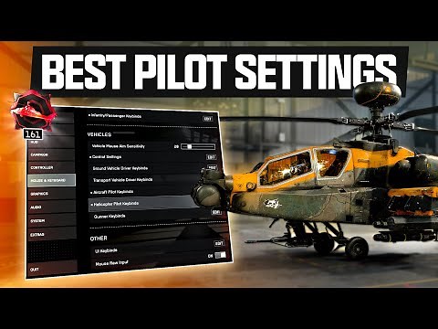 The BEST Attack Helicopter Pilot Settings and Key binds in Battlefield 6!