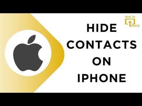 How To Hide Contacts On iPhone