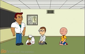 Caillou Gets Held Up and Gets Ungrounded