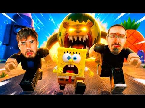 SOBREVIVI 99 NOITES NO MUNDO DO BOB ESPONJA (ROBLOX)