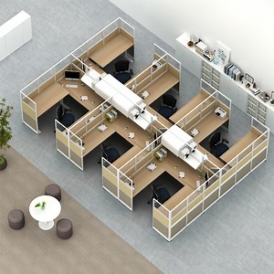 [Hot Item] Genuine Partition Design Modular L Shaped Cubicle Workstation Office Partition