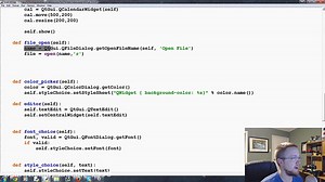 Opening files with file picker - PyQt with Python GUI Programming tutorial 14