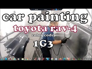 CAR PAINTING:toyota rav4 color code:1g3,,augost 20,2020#11