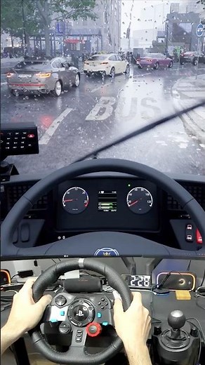 Realistic Bus Simulator - Rainy Ride