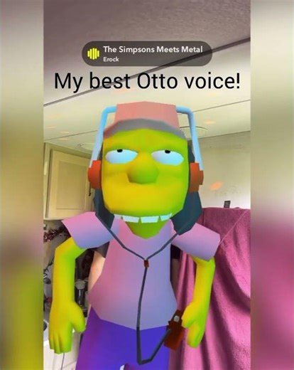 Me impersonating the voice of Otto! Who is the bus driver on the Simpsons! #simpsons #impression