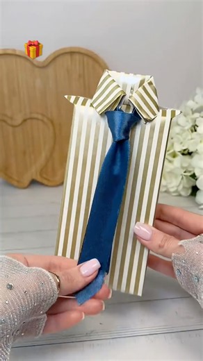 How TO Create a perfect Ribbon tie for any gift #craftpassion #craftyideas