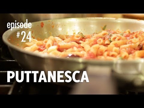 Puttanesca Recipe, Penne, Spaghetti, Pasta - How to Make the Authentic Classic Italian Dish