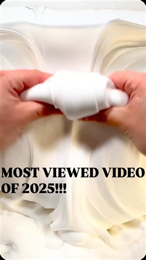 Two of our most viewed slimes of 2025 🤍 so grateful for all the love 💕 #slime #satisfying #asmr #2025 #fyp | Squeezy Magic Slime