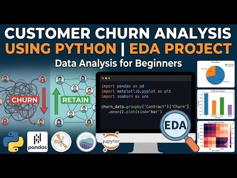 Customer Churn Analysis Using Python | EDA Project | Data Analysis for Beginners