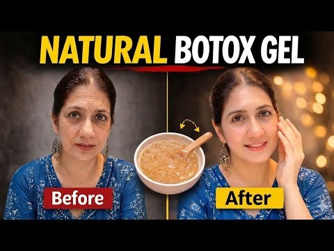 Natural Botox Gel | Flaxseed Gel for Wrinkles & Anti Aging | Instant Skin Tightening at Home