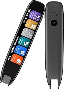 Scan Translator Pen, Scan Reading Pen for Dyslexia Support 142 Languages Smart Scan Reader Pen, Pen Scanner Text to Speech Device for Students, Travelers and Business