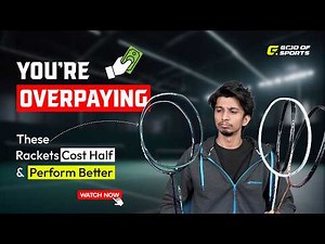 ₹6000 Badminton Rackets That Challenge Yonex, Li-Ning & Victor 🏸 I Badminton Rackets Review