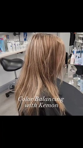 Color balancing with Kemon! Hair artist: 📷 @belerinaz | Kemon