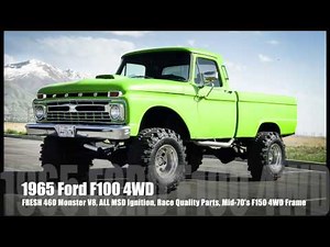1966 Ford F100 4WD Short Bed MONSTER Truck, Fresh 460 V8 w ALL MSD Ignition & Race Quality Parts