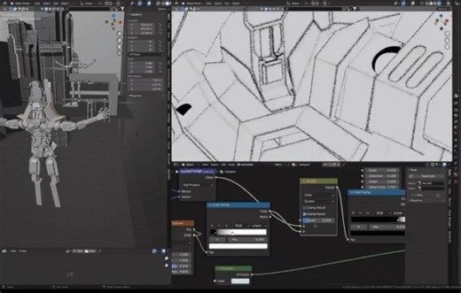 Another transmission has reached us from The Machine Age! Work on the 3.12 "Andromeda" main screen continues, and we've begun to make out a humanoid figure... 🤔 | Stellaris