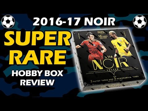NOIR SOCCER! 2016-17 Panini Noir Soccer Hobby Box Review