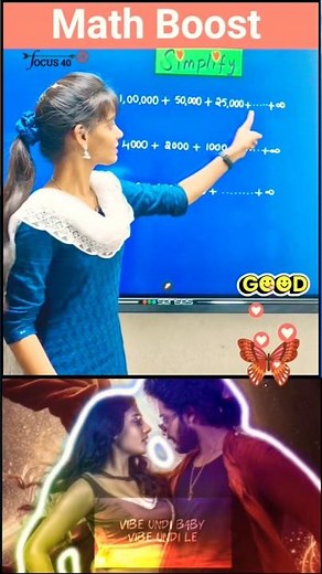 Math Trick to Simplify Infinite Series 🤯 | Geometric Progression Shortcut | Viral Math Hack #Shorts