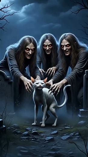 The Cat The Snake & The Witches Hindi Moral Folktale #youtubeshorts