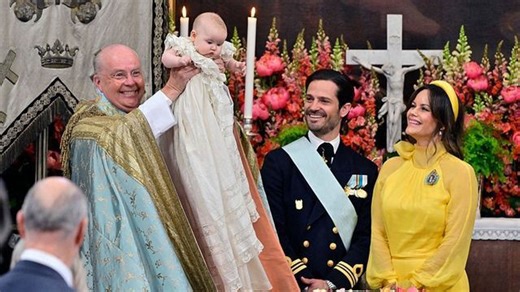 Die schwedischen Royals feiern die Taufe von Prinzessin Ines
