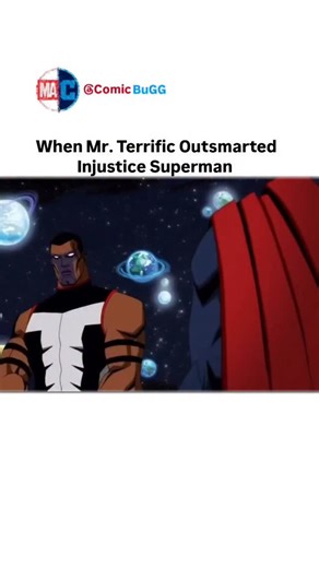ComicBuG on Instagram: "Injustice animated film (2021). Mr. Terrific outsmarts the Injustice Superman by using logic and T-Spheres to expose the flaws in Superman's tyrannical plan to enforce world peace, highlighting that controlling everything (like smoking or speeding) would be as authoritarian as getting rid of all weapons, ultimately leading Superman to realize Mr. Terrific wouldn't help him, as shown in clips for the Injustice movie/universe, not comics. The Scenario Superman's Goal: After